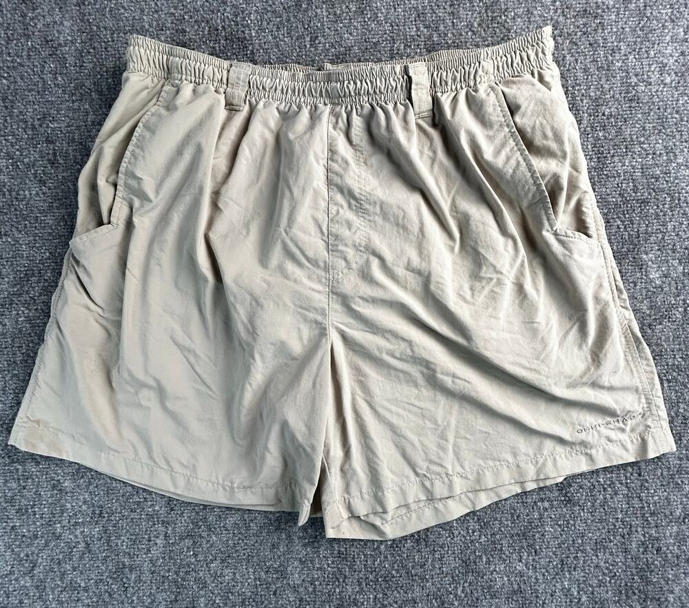 Columbia PFG Women's Omni-Shade Fishing Shorts Beige Size Large